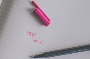 start today/ business mindset