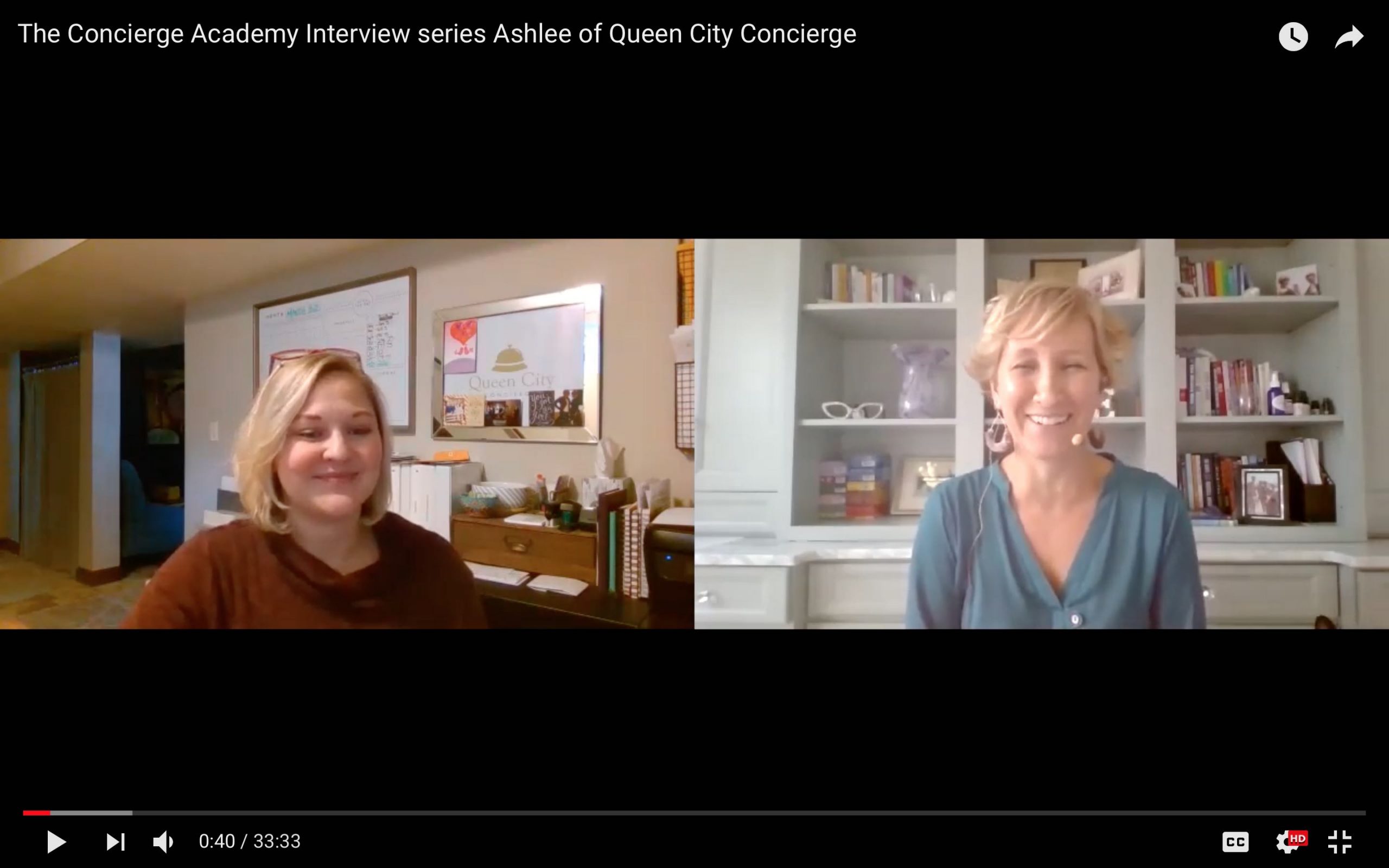 Ashlee Interview for The Concierge Academy