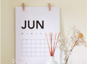 June Calendar// meet your business goals